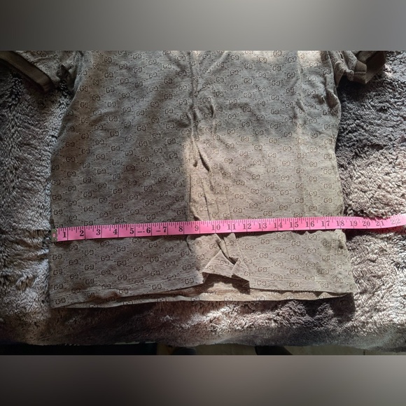 Vintage Men’s Gucci Monogram Slim Fit Polo Size XXL EABB 2010 - Picture 4 of 10